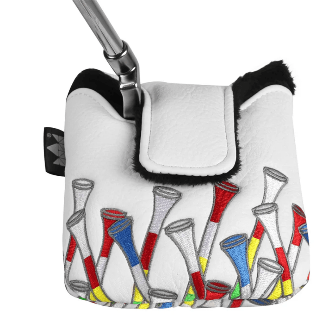 COLORFUL GOLF TEES GOLF LARGE MALLET PUTTER HEAD COVER - Funky HeadcoversCOLORFUL GOLF TEES GOLF LARGE MALLET PUTTER HEAD COVERFunky HeadcoversFunky HeadcoversB6008648COLORFUL GOLF TEES GOLF LARGE MALLET PUTTER HEAD COVER
