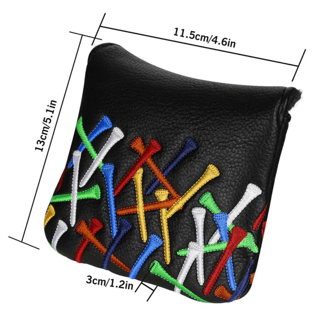 COLORFUL GOLF TEES GOLF LARGE MALLET PUTTER HEAD COVER - Funky HeadcoversCOLORFUL GOLF TEES GOLF LARGE MALLET PUTTER HEAD COVERFunky HeadcoversFunky HeadcoversB6008648COLORFUL GOLF TEES GOLF LARGE MALLET PUTTER HEAD COVER