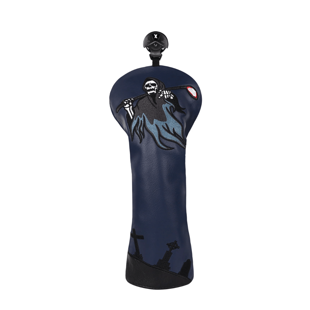 DARK BLUE GRIM REAPER WOOD HEAD COVER - Funky HeadcoversDARK BLUE GRIM REAPER WOOD HEAD COVERFunky HeadcoversFunky Headcovers6010337DRIVERDARK BLUE GRIM REAPER WOOD HEAD COVER