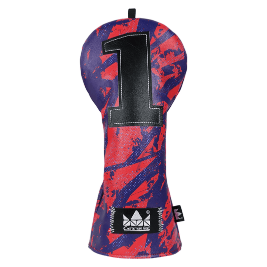 DARK BLUE PU RED CRACK PRINT EMBROIDERY DRIVER HEAD COVER - Funky HeadcoversDARK BLUE PU RED CRACK PRINT EMBROIDERY DRIVER HEAD COVERFunky HeadcoversFunky Headcovers6013248DARK BLUE PU RED CRACK PRINT EMBROIDERY DRIVER HEAD COVER