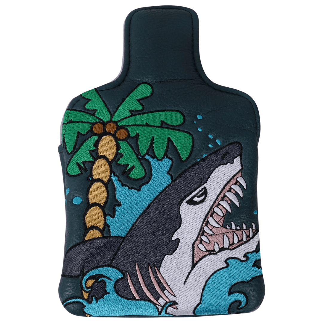 DARK BLUE SHARK SQUARE PUTTER HEAD COVER - Funky HeadcoversDARK BLUE SHARK SQUARE PUTTER HEAD COVERFunky HeadcoversFunky HeadcoversB6011003DARK BLUE SHARK SQUARE PUTTER HEAD COVER