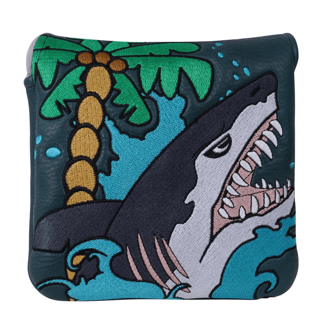 DARK BLUE SHARK SQUARE PUTTER HEAD COVER - Funky HeadcoversDARK BLUE SHARK SQUARE PUTTER HEAD COVERFunky HeadcoversFunky HeadcoversB6011003DARK BLUE SHARK SQUARE PUTTER HEAD COVER
