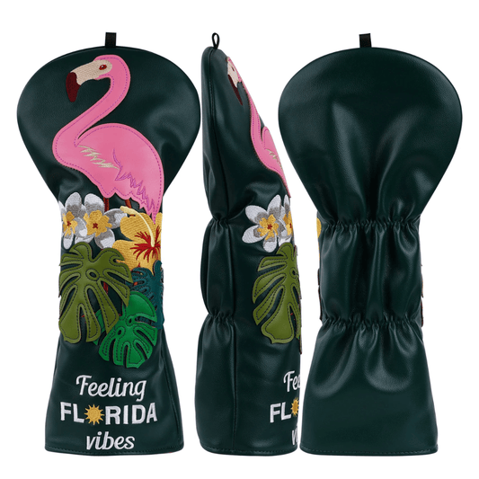 DARK GREEN FLAMINGO DRIVER HEAD COVER - Funky HeadcoversDARK GREEN FLAMINGO DRIVER HEAD COVERFunky HeadcoversFunky Headcovers6012236DARK GREEN FLAMINGO DRIVER HEAD COVER