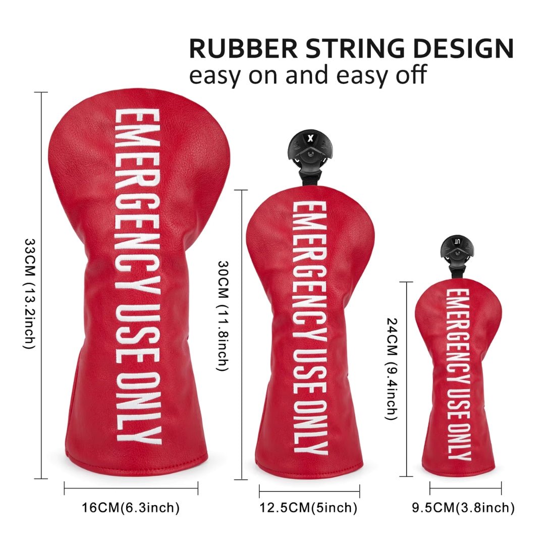 EMERGENCY USE ONLY HEADCOVER - Funky HeadcoversEMERGENCY USE ONLY HEADCOVERHeadcoverFunky HeadcoversFunky HeadcoversB6003279DriverEMERGENCY USE ONLY HEADCOVER