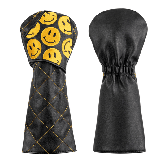 EMOJI BLACK GOLF HEAD COVER SET - Funky HeadcoversEMOJI BLACK GOLF HEAD COVER SETFunky HeadcoversFunky Headcovers8300082FAIRWAYEMOJI BLACK GOLF HEAD COVER SET