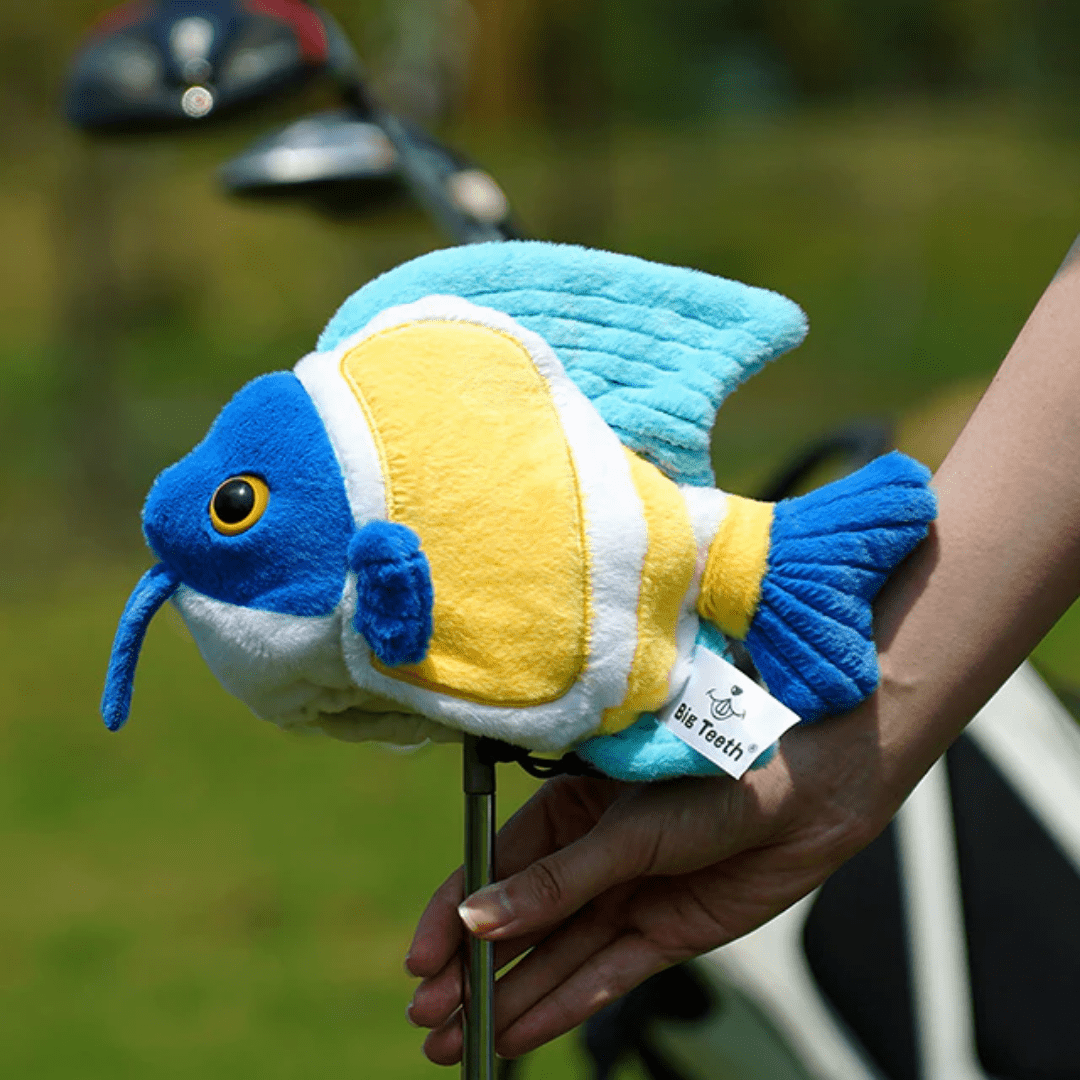 FAIRY FISH PLUSH BLADE PUTTER HEAD COVER - Funky HeadcoversFAIRY FISH PLUSH BLADE PUTTER HEAD COVERFunky HeadcoversFunky HeadcoversB6011927FAIRY FISH PLUSH BLADE PUTTER HEAD COVER