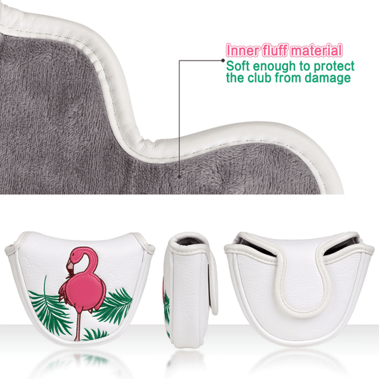 FLAMINGO WHITE GOLF MALLET PUTTER GOLF HEADCOVER - Funky HeadcoversFLAMINGO WHITE GOLF MALLET PUTTER GOLF HEADCOVERfunky-headcovers-store-build-klvj8Funky HeadcoversB6010616FLAMINGO WHITE GOLF MALLET PUTTER GOLF HEADCOVER