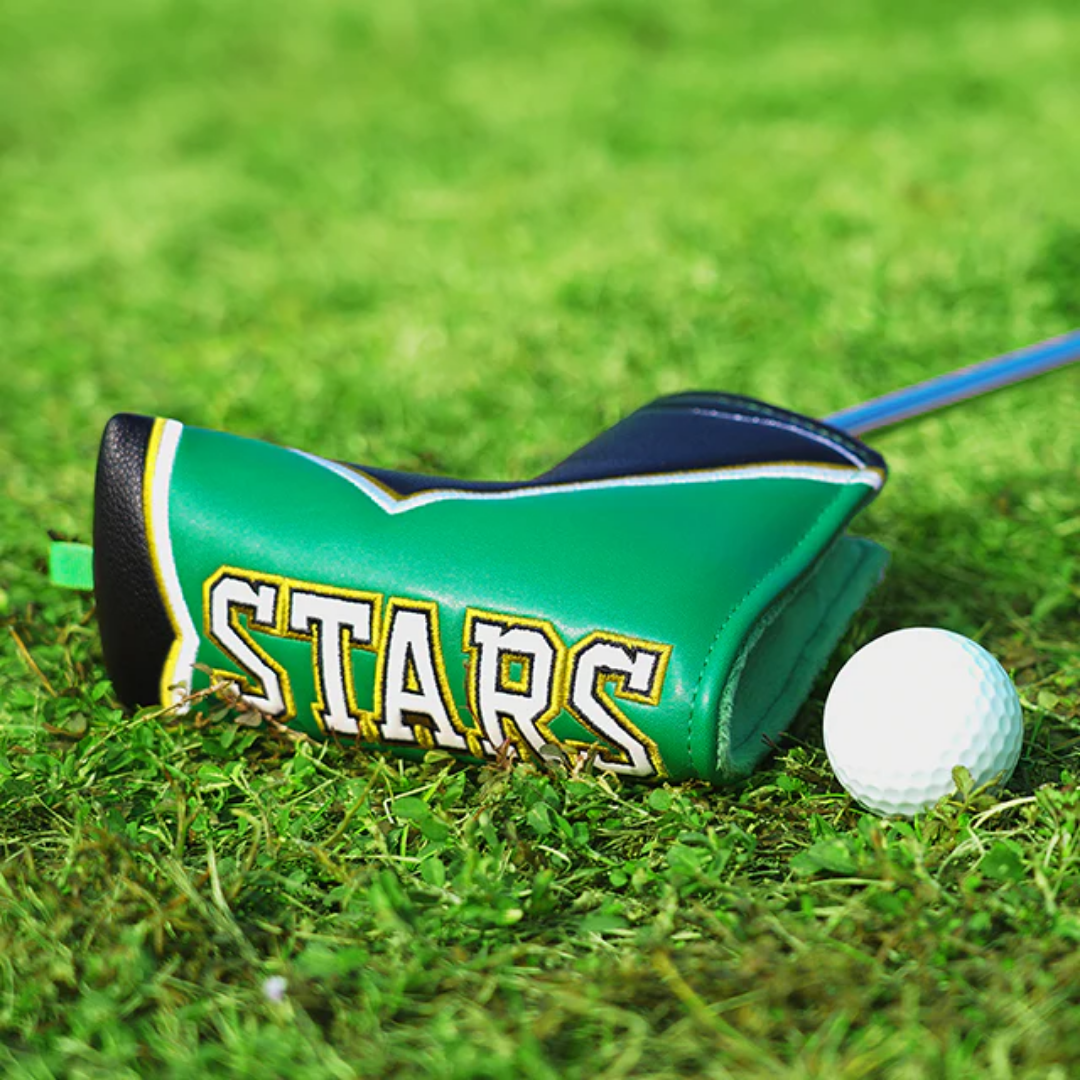GREEN BLUE RED STARS BLADE PUTTER HEAD COVER - Funky HeadcoversGREEN BLUE RED STARS BLADE PUTTER HEAD COVERFunky HeadcoversFunky HeadcoversB6011921GREEN BLUE RED STARS BLADE PUTTER HEAD COVER
