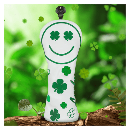 GREEN SMILE WOOD HEAD COVER SET - Funky HeadcoversGREEN SMILE WOOD HEAD COVER SETFunky HeadcoversFunky Headcovers6009955DRIVERGREEN SMILE WOOD HEAD COVER SET