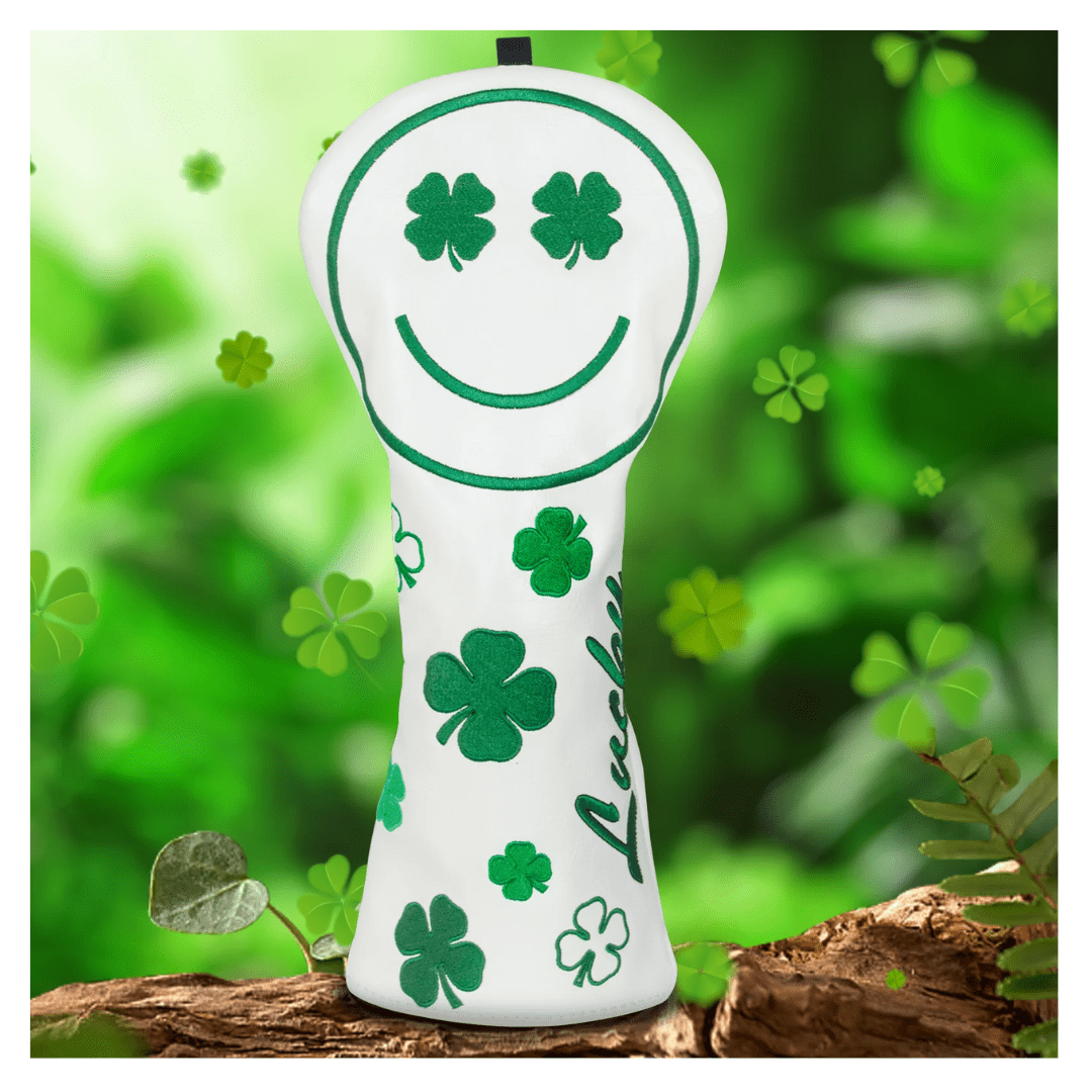 GREEN SMILE WOOD HEAD COVER SET - Funky HeadcoversGREEN SMILE WOOD HEAD COVER SETFunky HeadcoversFunky Headcovers6009955DRIVERGREEN SMILE WOOD HEAD COVER SET