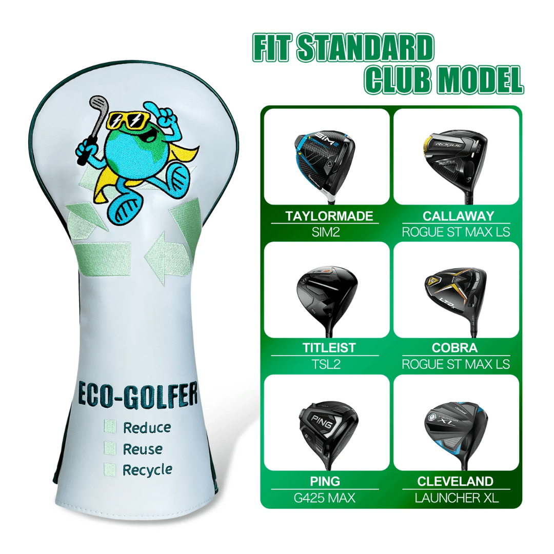 GREY ENVIRONMENTALIST DRIVER HEAD COVER HEAD COVER - Funky HeadcoversGREY ENVIRONMENTALIST DRIVER HEAD COVER HEAD COVERFunky HeadcoversFunky Headcovers6010618GREY ENVIRONMENTALIST DRIVER HEAD COVER HEAD COVER