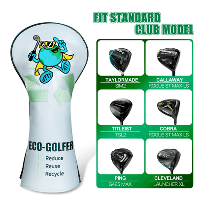 GREY ENVIRONMENTALIST DRIVER HEAD COVER HEAD COVER - Funky HeadcoversGREY ENVIRONMENTALIST DRIVER HEAD COVER HEAD COVERFunky HeadcoversFunky Headcovers6010618GREY ENVIRONMENTALIST DRIVER HEAD COVER HEAD COVER