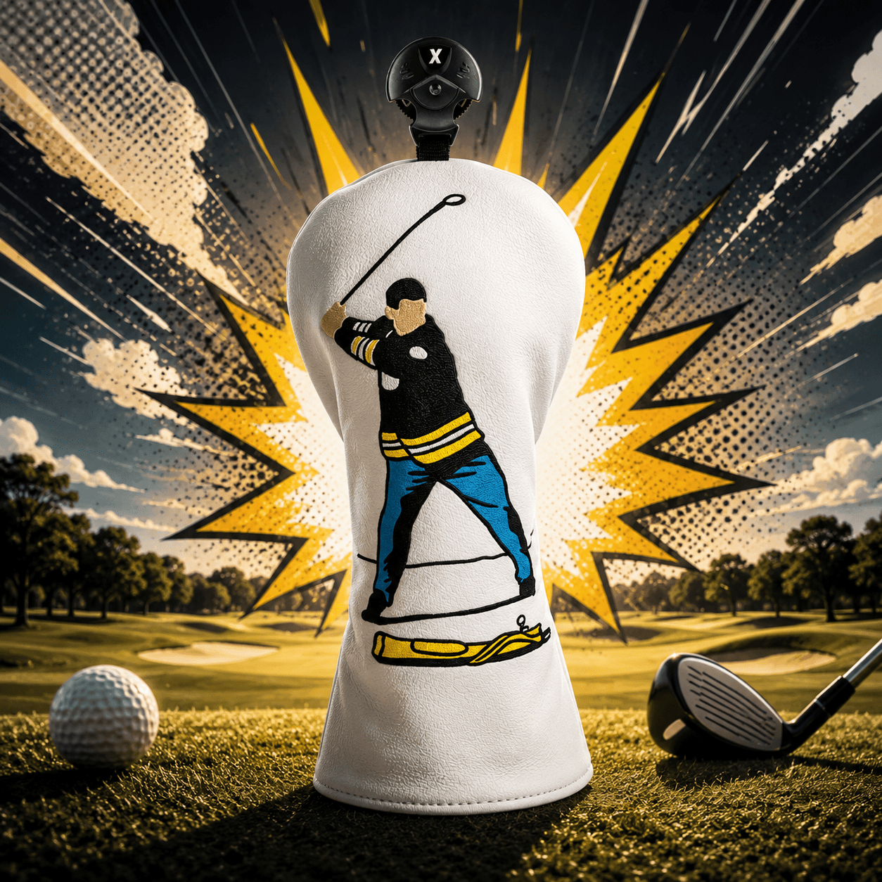 HAPPY GILMORE HEADCOVERS - Funky HeadcoversHAPPY GILMORE HEADCOVERSHeadcoverFunky HeadcoversFunky HeadcoversDriverHAPPY GILMORE HEADCOVERS