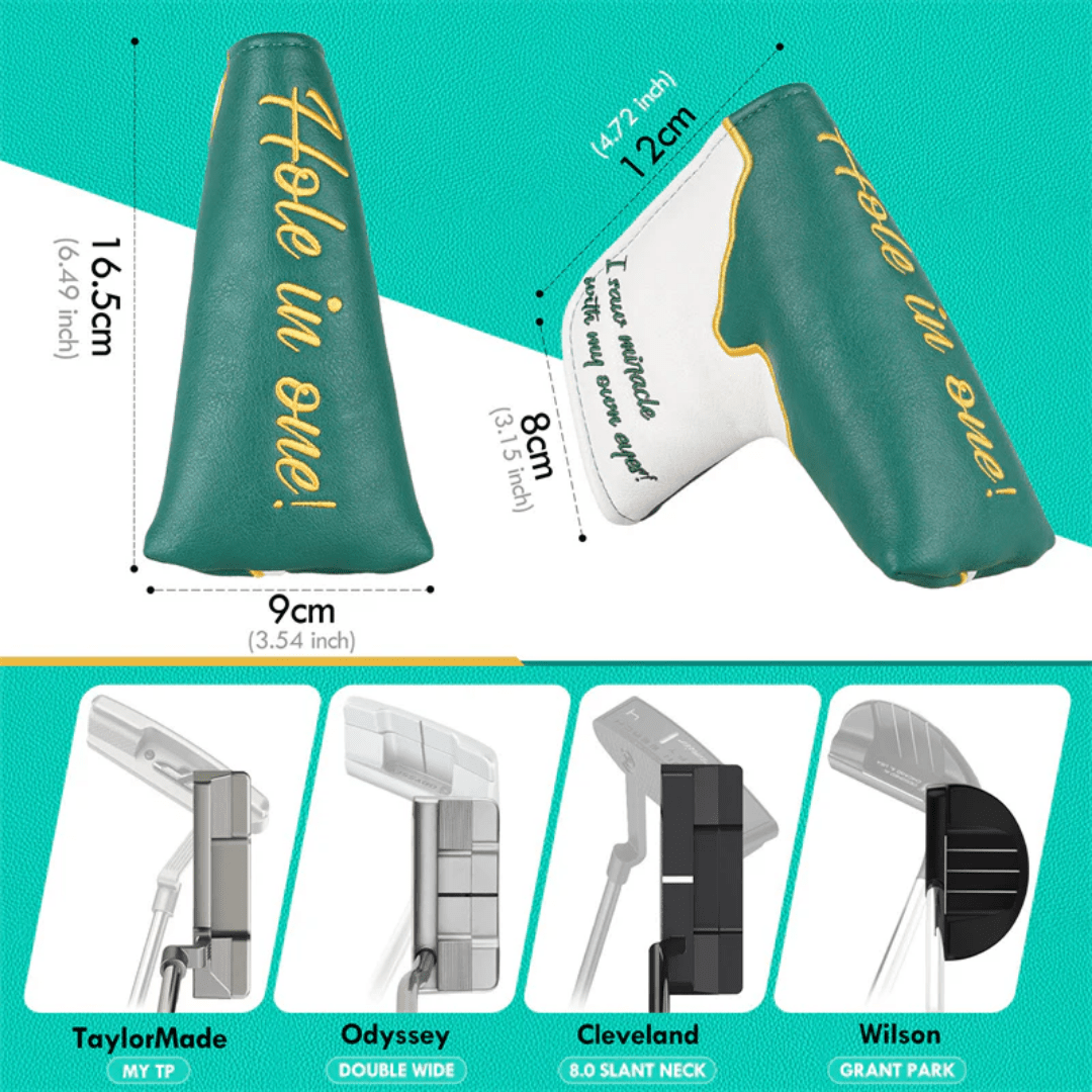 HOLE IN ONE GOLF BLADE PUTTER HEAD COVER - Funky HeadcoversHOLE IN ONE GOLF BLADE PUTTER HEAD COVERFunky HeadcoversFunky HeadcoversB6009182HOLE IN ONE GOLF BLADE PUTTER HEAD COVER