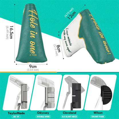 HOLE IN ONE GOLF BLADE PUTTER HEAD COVER - Funky HeadcoversHOLE IN ONE GOLF BLADE PUTTER HEAD COVERFunky HeadcoversFunky HeadcoversB6009182HOLE IN ONE GOLF BLADE PUTTER HEAD COVER