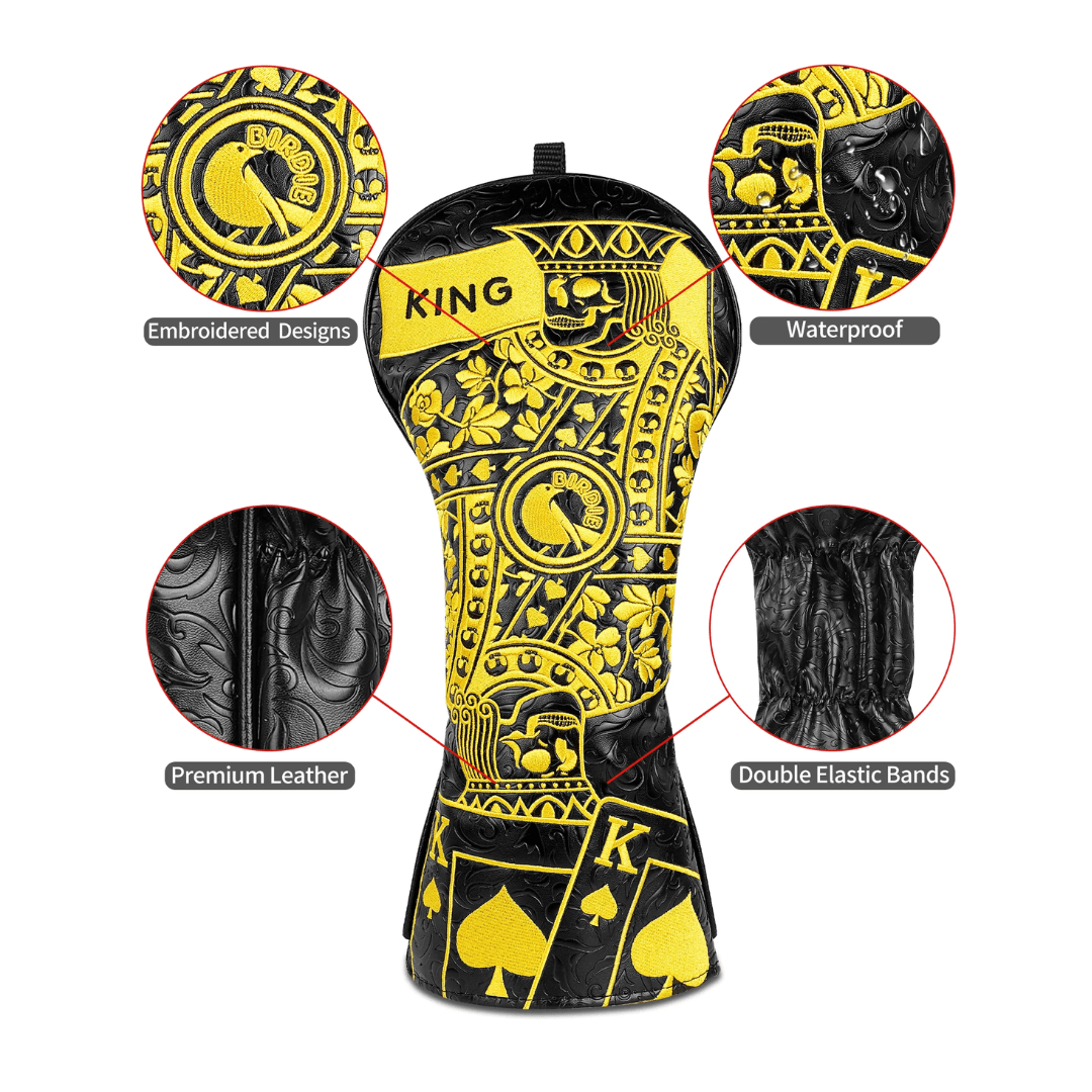 KING OF SPADES DRIVER HEAD COVER - Funky HeadcoversKING OF SPADES DRIVER HEAD COVERFunky HeadcoversFunky Headcovers6011768KING OF SPADES DRIVER HEAD COVER