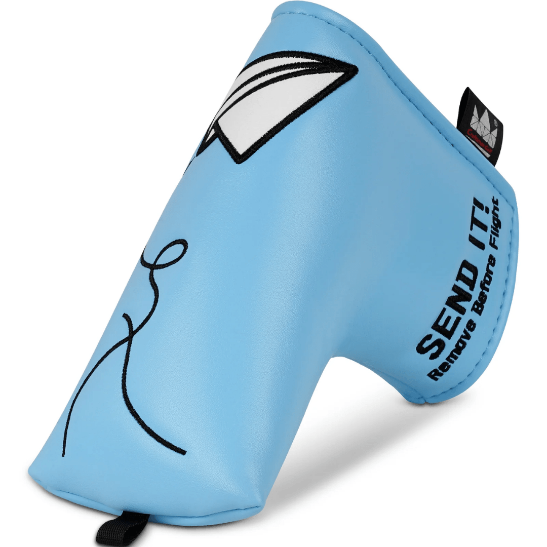 PAPER AIRPLANE SEND IT BLUE BLADE PUTTER HEAD COVER - Funky HeadcoversPAPER AIRPLANE SEND IT BLUE BLADE PUTTER HEAD COVERfunky-headcovers-store-build-klvj8Funky HeadcoversB6011308PAPER AIRPLANE SEND IT BLUE BLADE PUTTER HEAD COVER