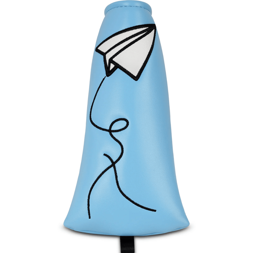 PAPER AIRPLANE SEND IT BLUE BLADE PUTTER HEAD COVER - Funky HeadcoversPAPER AIRPLANE SEND IT BLUE BLADE PUTTER HEAD COVERfunky-headcovers-store-build-klvj8Funky HeadcoversB6011308PAPER AIRPLANE SEND IT BLUE BLADE PUTTER HEAD COVER