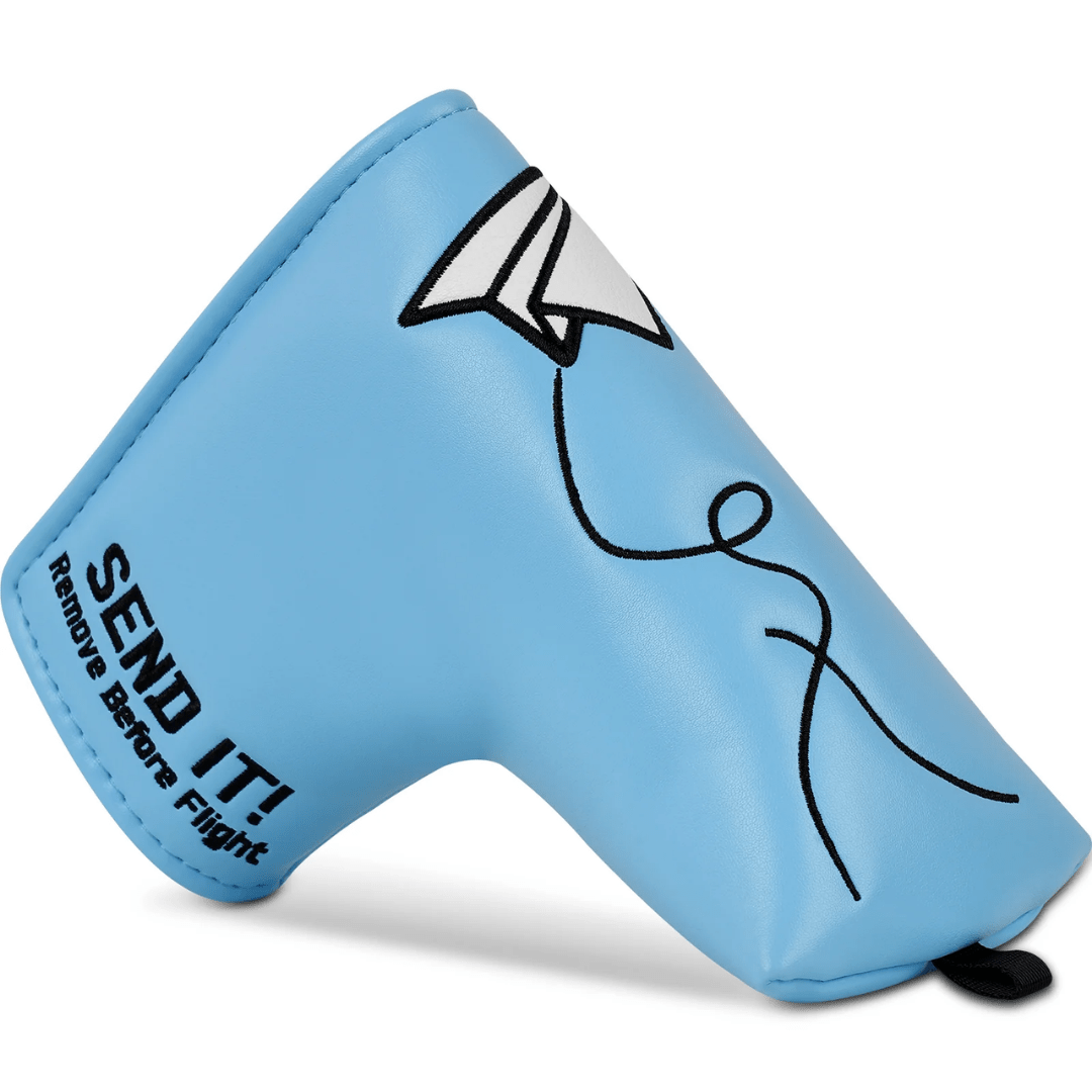 PAPER AIRPLANE SEND IT BLUE BLADE PUTTER HEAD COVER - Funky HeadcoversPAPER AIRPLANE SEND IT BLUE BLADE PUTTER HEAD COVERfunky-headcovers-store-build-klvj8Funky HeadcoversB6011308PAPER AIRPLANE SEND IT BLUE BLADE PUTTER HEAD COVER
