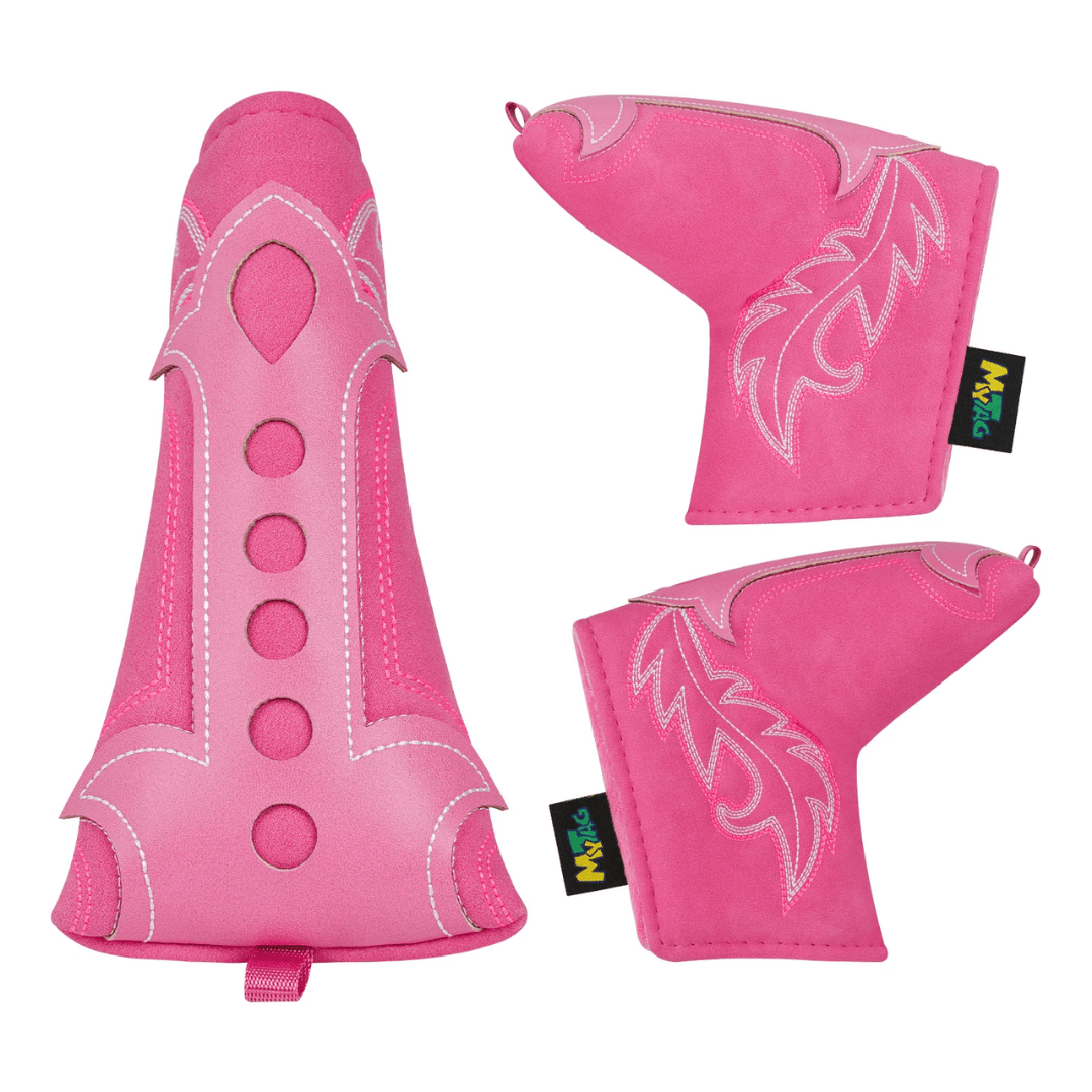 PINK COWBOY BOOTS HOLLOW EMBROIDERED BLADE PUTTER GOLF HEAD COVER - Funky HeadcoversPINK COWBOY BOOTS HOLLOW EMBROIDERED BLADE PUTTER GOLF HEAD COVERFunky HeadcoversFunky HeadcoversB6014739PINK COWBOY BOOTS HOLLOW EMBROIDERED BLADE PUTTER GOLF HEAD COVER