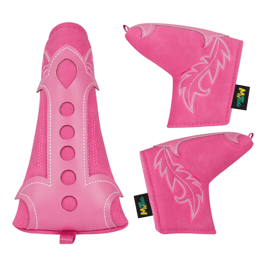 PINK COWBOY BOOTS HOLLOW EMBROIDERED BLADE PUTTER GOLF HEAD COVER - Funky HeadcoversPINK COWBOY BOOTS HOLLOW EMBROIDERED BLADE PUTTER GOLF HEAD COVERFunky HeadcoversFunky HeadcoversB6014739PINK COWBOY BOOTS HOLLOW EMBROIDERED BLADE PUTTER GOLF HEAD COVER