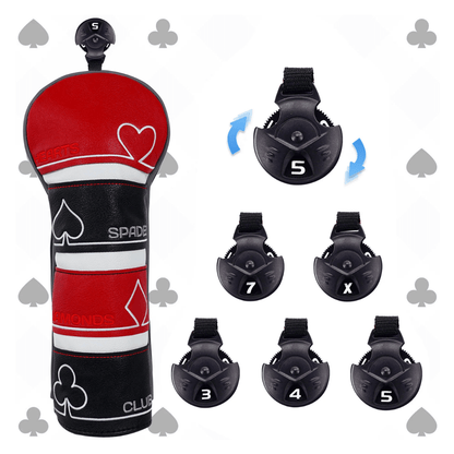 POKER SPADE HEARTS DIAMONDS GOLF HEAD COVERS - Funky HeadcoversPOKER SPADE HEARTS DIAMONDS GOLF HEAD COVERSFunky HeadcoversFunky Headcovers6010941DRIVERPOKER SPADE HEARTS DIAMONDS GOLF HEAD COVERS