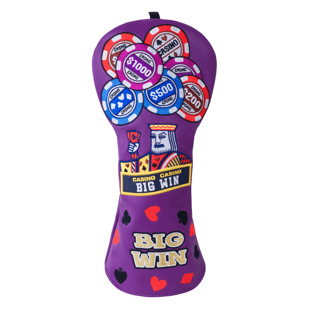 PURPLE CHIPS BIGWIN EMBROIDERY GOLF HEADCOVER SETS - Funky HeadcoversPURPLE CHIPS BIGWIN EMBROIDERY GOLF HEADCOVER SETSFunky HeadcoversFunky HeadcoversDRIVERPURPLE CHIPS BIGWIN EMBROIDERY GOLF HEADCOVER SETS