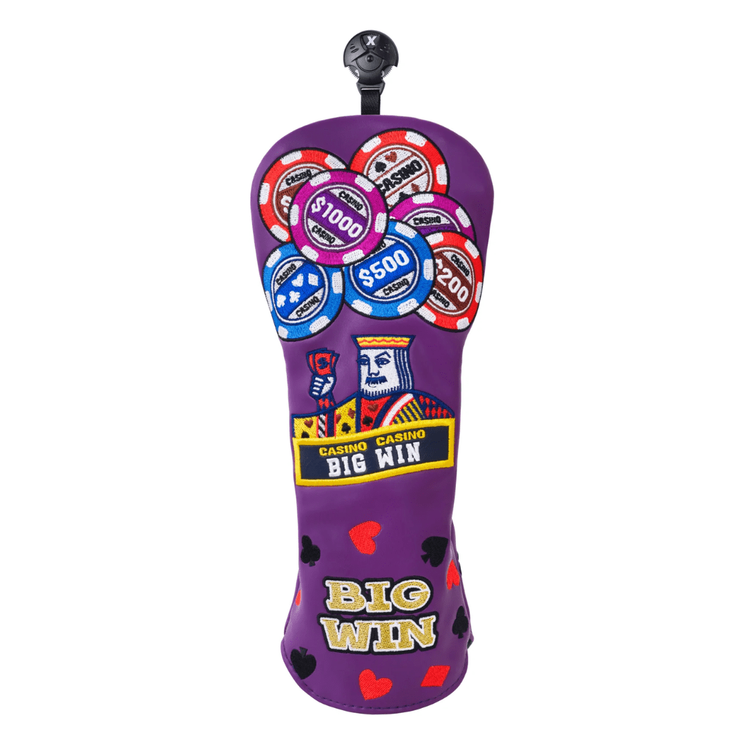 PURPLE CHIPS BIGWIN EMBROIDERY GOLF HEADCOVER SETS - Funky HeadcoversPURPLE CHIPS BIGWIN EMBROIDERY GOLF HEADCOVER SETSFunky HeadcoversFunky HeadcoversDRIVERPURPLE CHIPS BIGWIN EMBROIDERY GOLF HEADCOVER SETS