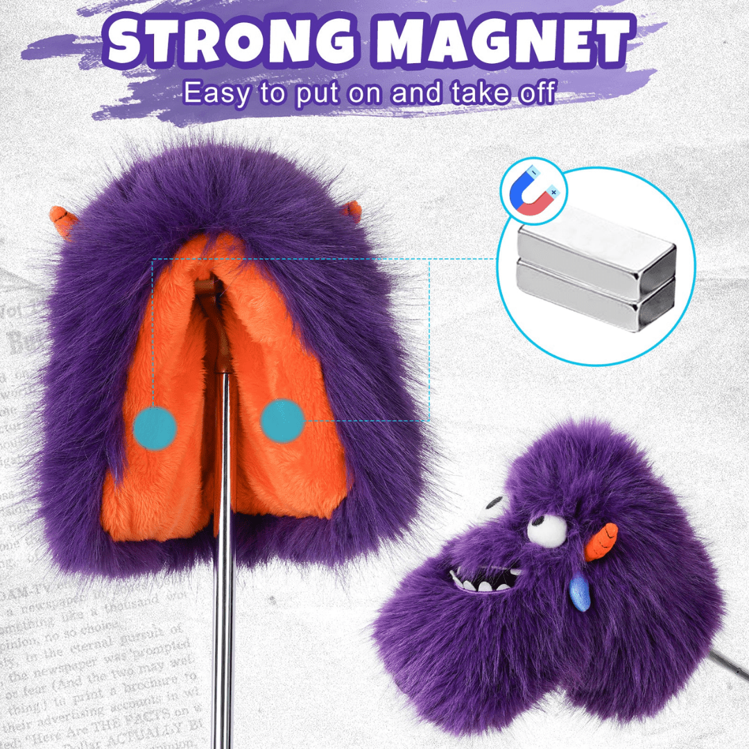 PURPLE MONSTER GOLF BLADE PUTTER HEAD COVER - Funky HeadcoversPURPLE MONSTER GOLF BLADE PUTTER HEAD COVERFunky HeadcoversFunky HeadcoversB6011278PURPLE MONSTER GOLF BLADE PUTTER HEAD COVER