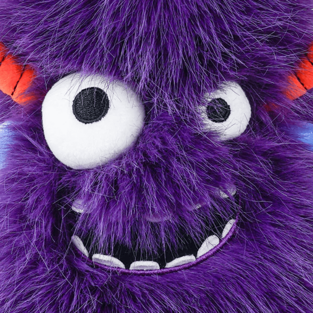 PURPLE MONSTER GOLF BLADE PUTTER HEAD COVER - Funky HeadcoversPURPLE MONSTER GOLF BLADE PUTTER HEAD COVERFunky HeadcoversFunky HeadcoversB6011278PURPLE MONSTER GOLF BLADE PUTTER HEAD COVER