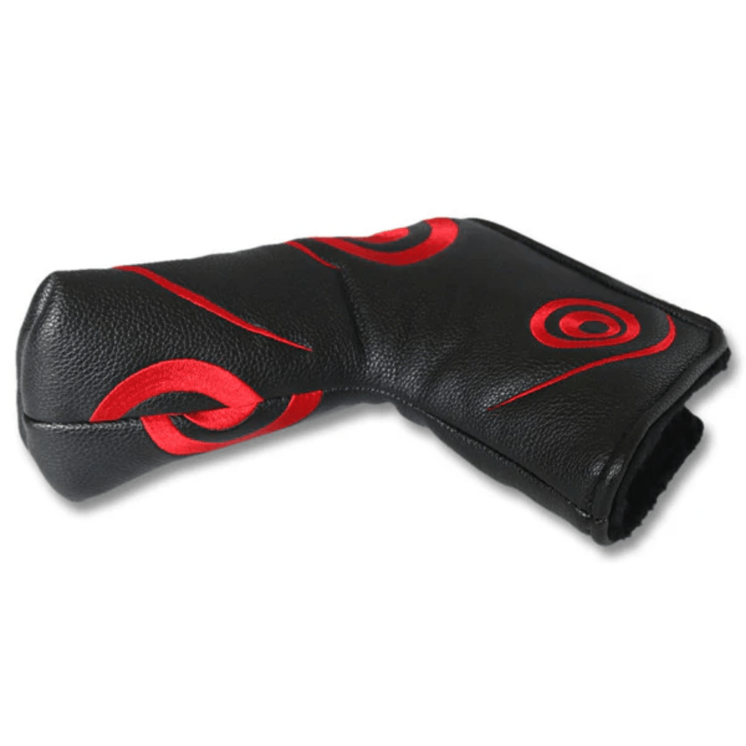 RED CIRCLE SWIRL BLADE PUTTER HEADCOVER - Funky HeadcoversRED CIRCLE SWIRL BLADE PUTTER HEADCOVERFunky HeadcoversFunky HeadcoversB6001180RED CIRCLE SWIRL BLADE PUTTER HEADCOVER