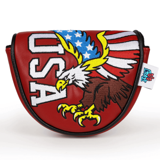 RED USA EAGLE OZ.1 MALLET PUTTER GOLF HEADCOVER - Funky HeadcoversRED USA EAGLE OZ.1 MALLET PUTTER GOLF HEADCOVERfunky-headcovers-store-build-klvj8Funky HeadcoversB6015774RED USA EAGLE OZ.1 MALLET PUTTER GOLF HEADCOVER