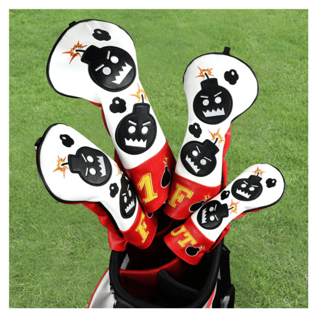 RED WHITE LEATHER ANGRY BOMBS GOLF HEADCOVERS HEADCOVER - Funky HeadcoversRED WHITE LEATHER ANGRY BOMBS GOLF HEADCOVERS HEADCOVERfunky-headcovers-store-build-klvj8Funky Headcovers6005337RED WHITE LEATHER ANGRY BOMBS GOLF HEADCOVERS HEADCOVER