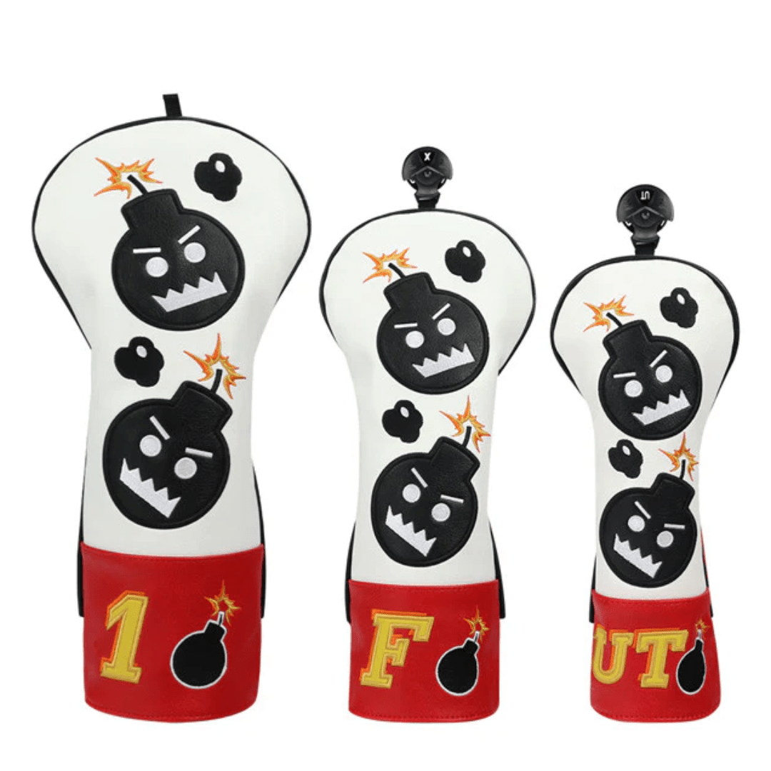 RED WHITE LEATHER ANGRY BOMBS GOLF HEADCOVERS HEADCOVER - Funky HeadcoversRED WHITE LEATHER ANGRY BOMBS GOLF HEADCOVERS HEADCOVERfunky-headcovers-store-build-klvj8Funky Headcovers6005337RED WHITE LEATHER ANGRY BOMBS GOLF HEADCOVERS HEADCOVER