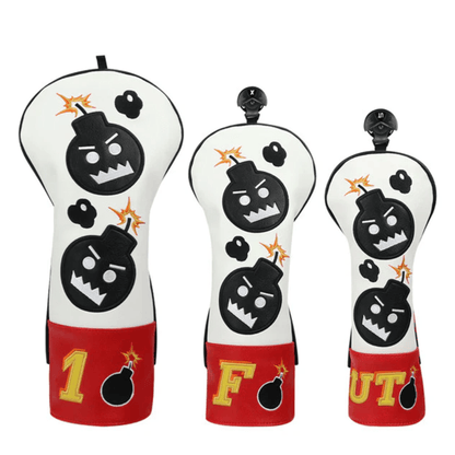 RED WHITE LEATHER ANGRY BOMBS GOLF HEADCOVERS HEADCOVER - Funky HeadcoversRED WHITE LEATHER ANGRY BOMBS GOLF HEADCOVERS HEADCOVERfunky-headcovers-store-build-klvj8Funky Headcovers6005337RED WHITE LEATHER ANGRY BOMBS GOLF HEADCOVERS HEADCOVER