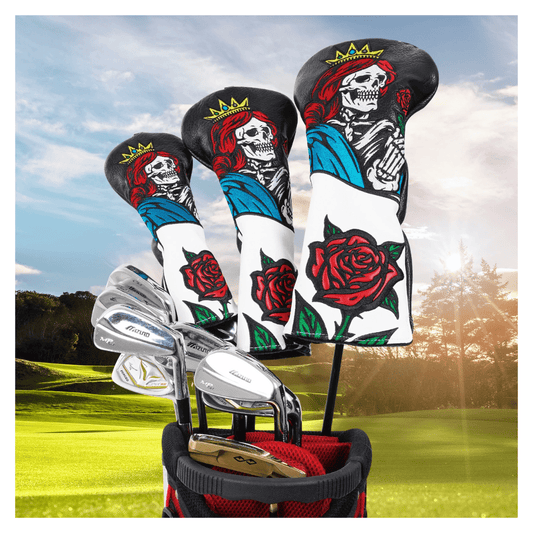 ROSE SKULL DRIVER HEAD COVER - Funky HeadcoversROSE SKULL DRIVER HEAD COVERFunky HeadcoversFunky Headcovers6010203DRIVERROSE SKULL DRIVER HEAD COVER
