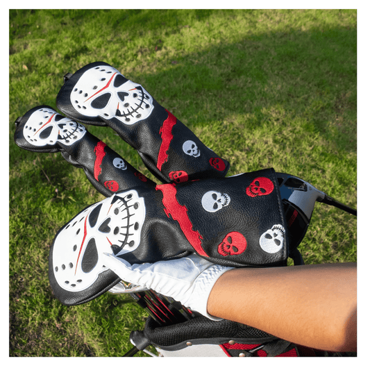 SKULL MASK WOOD HEAD COVER SET - Funky HeadcoversSKULL MASK WOOD HEAD COVER SETFunky HeadcoversFunky Headcovers6010001FAIRWAYSKULL MASK WOOD HEAD COVER SET