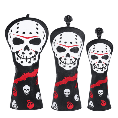 SKULL MASK WOOD HEAD COVER SET - Funky HeadcoversSKULL MASK WOOD HEAD COVER SETFunky HeadcoversFunky Headcovers6010001FAIRWAYSKULL MASK WOOD HEAD COVER SET