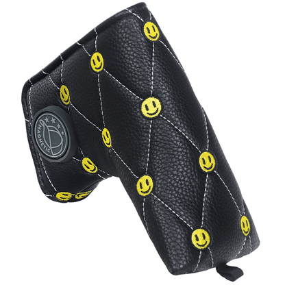 SMILE FACE BLADE PUTTER HEAD COVER - Funky HeadcoversSMILE FACE BLADE PUTTER HEAD COVERFunky HeadcoversFunky HeadcoversB6009997SMILE FACE BLADE PUTTER HEAD COVER