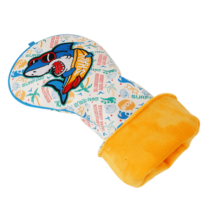 SUNGLASSES SHARK PRINT GOLF HEAD COVER SET - Funky HeadcoversSUNGLASSES SHARK PRINT GOLF HEAD COVER SETFunky HeadcoversFunky Headcovers6011273SUNGLASSES SHARK PRINT GOLF HEAD COVER SET