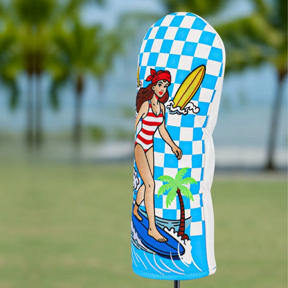 SURF GIRL HEADCOVER - Funky HeadcoversSURF GIRL HEADCOVERHeadcoverFunky HeadcoversFunky HeadcoversSURF GIRL HEADCOVER