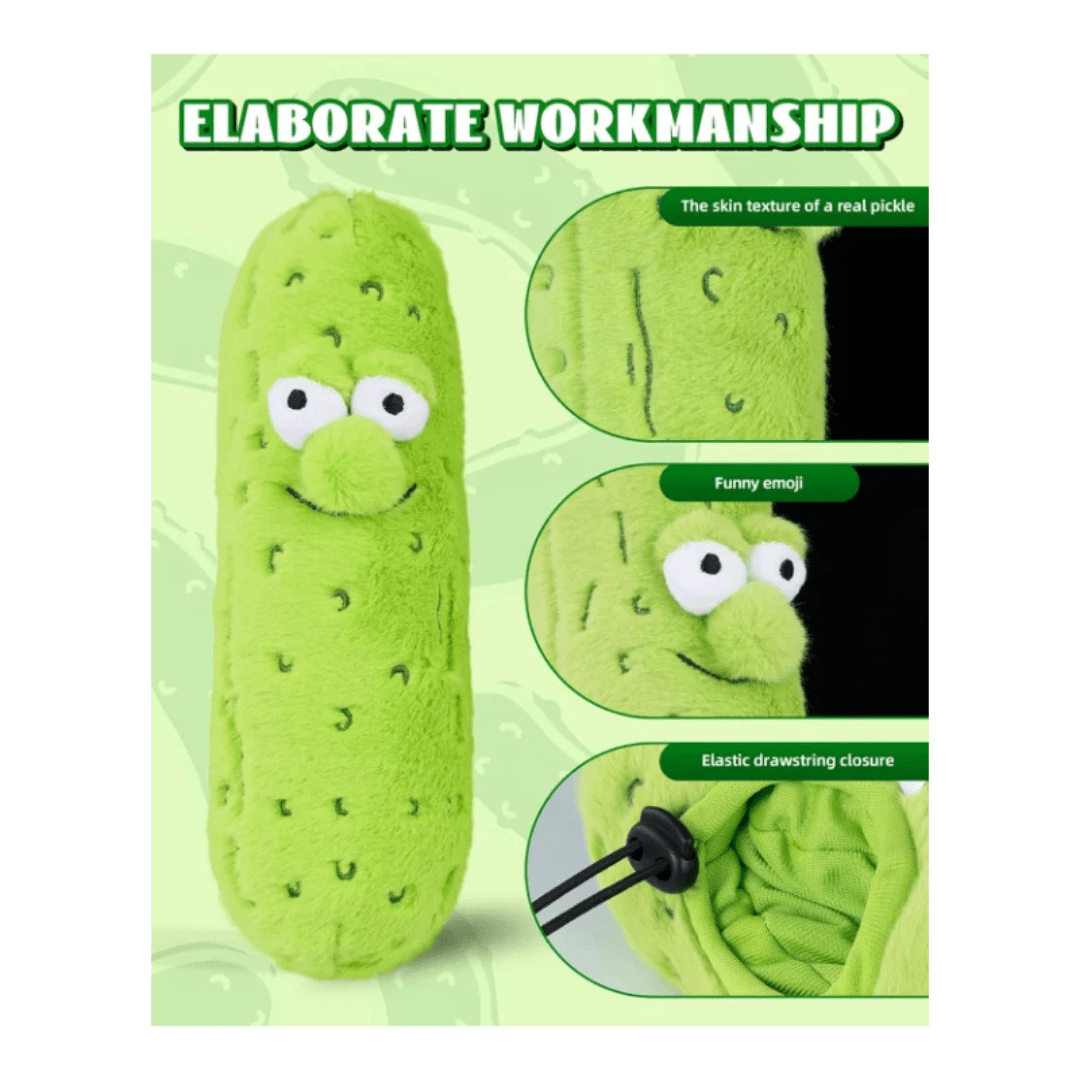 TANGY PICKLE CUCUMBER PLUSH BLADE PUTTER COVER - Funky HeadcoversTANGY PICKLE CUCUMBER PLUSH BLADE PUTTER COVERfunky-headcovers-store-build-klvj8Funky HeadcoversB6012354TANGY PICKLE CUCUMBER PLUSH BLADE PUTTER COVER