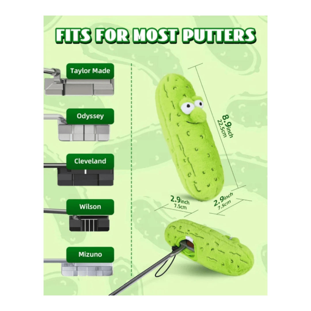 TANGY PICKLE CUCUMBER PLUSH BLADE PUTTER COVER - Funky HeadcoversTANGY PICKLE CUCUMBER PLUSH BLADE PUTTER COVERfunky-headcovers-store-build-klvj8Funky HeadcoversB6012354TANGY PICKLE CUCUMBER PLUSH BLADE PUTTER COVER
