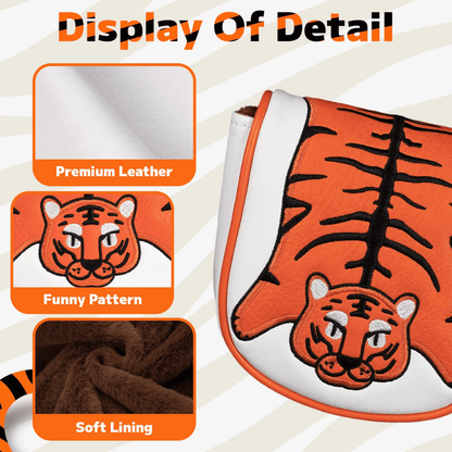 TIGER DF3 MALLET PUTTER GOLF HEAD COVER - Funky HeadcoversTIGER DF3 MALLET PUTTER GOLF HEAD COVERFunky HeadcoversFunky HeadcoversB6012951TIGER DF3 MALLET PUTTER GOLF HEAD COVER