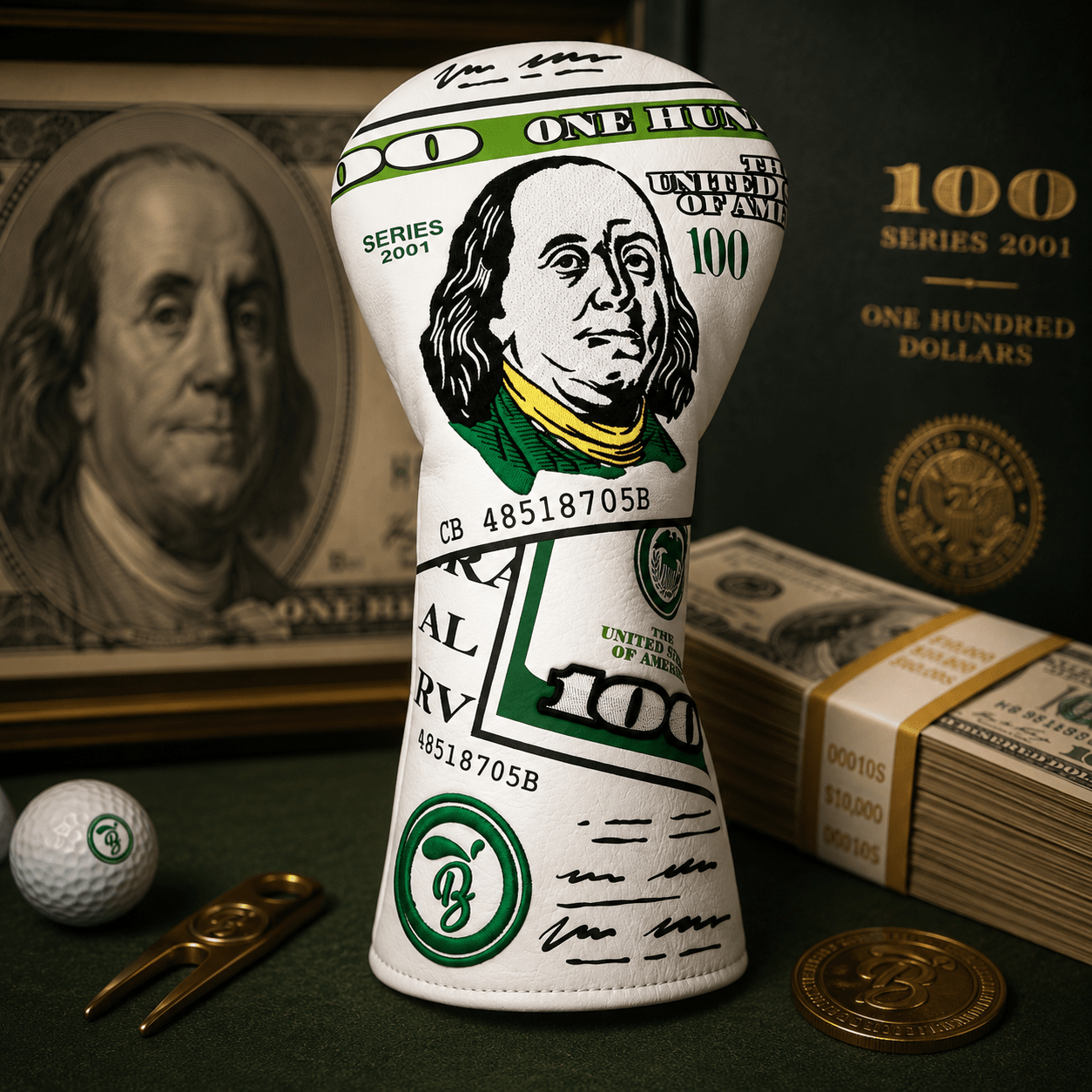 US DOLLAR HEADCOVER - Funky HeadcoversUS DOLLAR HEADCOVERHeadcoverFunky HeadcoversFunky HeadcoversUS DOLLAR HEADCOVER