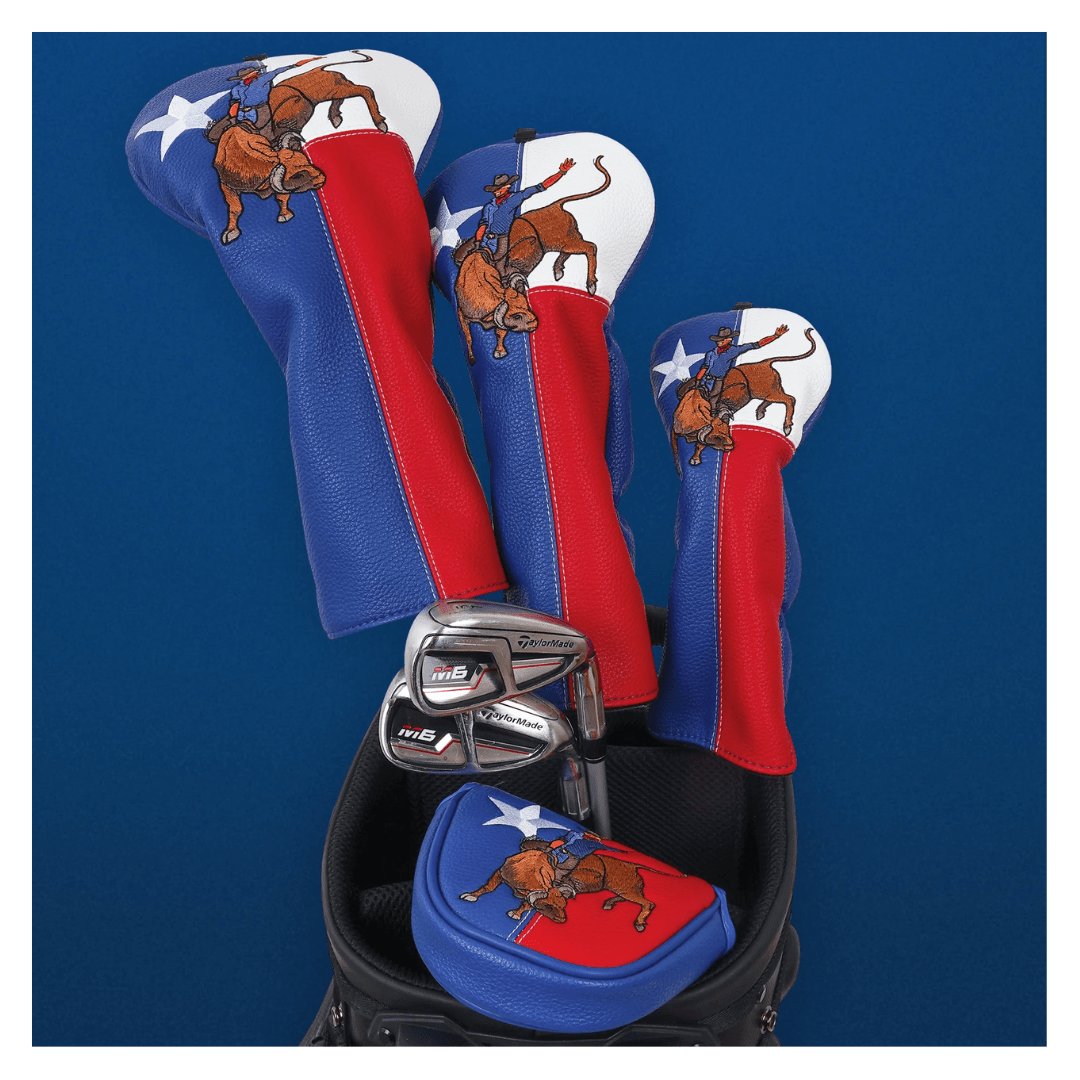 WEST COWBOY GOLF HEAD COVER SET - Funky HeadcoversWEST COWBOY GOLF HEAD COVER SETFunky HeadcoversFunky Headcovers6010993DRIVERWEST COWBOY GOLF HEAD COVER SET