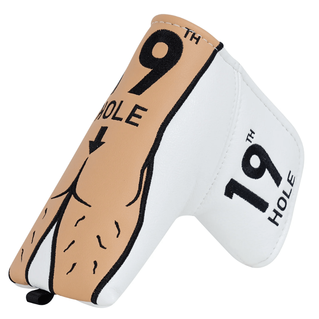 WHITE 19 HOLE BLADE PUTTER HEAD COVER - Funky HeadcoversWHITE 19 HOLE BLADE PUTTER HEAD COVERfunky-headcovers-store-build-klvj8Funky HeadcoversB6010712WHITE 19 HOLE BLADE PUTTER HEAD COVER