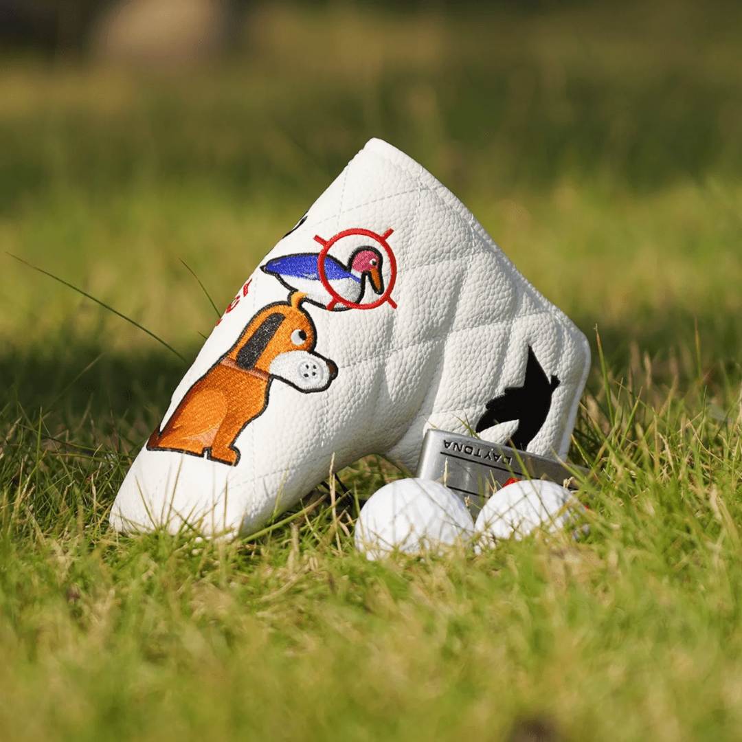 WHITE AIM FOR DUCKS PUTTER GOLF HEAD COVER - Funky HeadcoversWHITE AIM FOR DUCKS PUTTER GOLF HEAD COVERfunky-headcovers-store-build-klvj8Funky HeadcoversB6015887WHITE AIM FOR DUCKS PUTTER GOLF HEAD COVER