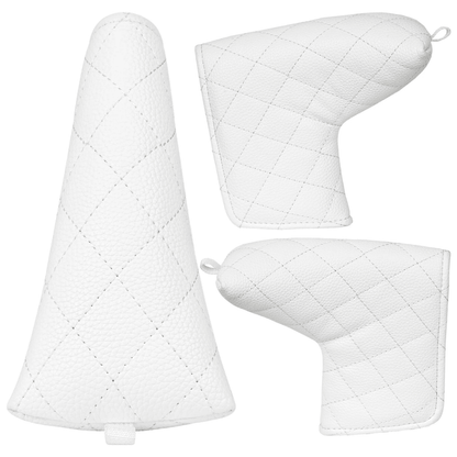WHITE BLACK DIAMOND LITCHI PATTERN PUTTER HEADCOVER - Funky HeadcoversWHITE BLACK DIAMOND LITCHI PATTERN PUTTER HEADCOVERfunky-headcovers-store-build-klvj8Funky HeadcoversB6012331WHITE BLACK DIAMOND LITCHI PATTERN PUTTER HEADCOVER