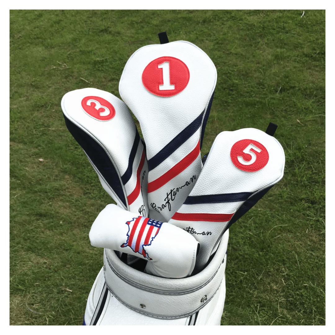 WHITE BLUE RED WOOD HEAD COVER SET HEADCOVER - Funky HeadcoversWHITE BLUE RED WOOD HEAD COVER SET HEADCOVERfunky-headcovers-store-build-klvj8Funky Headcovers6001489DRIVER FAIRWAYWHITE BLUE RED WOOD HEAD COVER SET HEADCOVER
